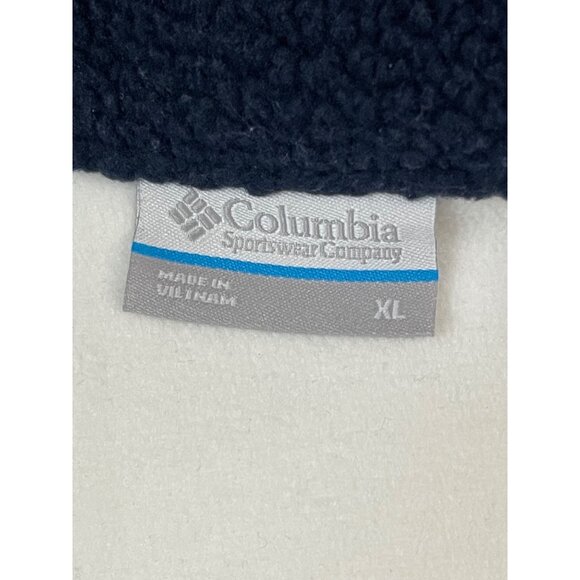 Columbia NWT Women's Long Sleeve Cropped Fleece Pullover, XL, Navy/White - Picture 12 of 16